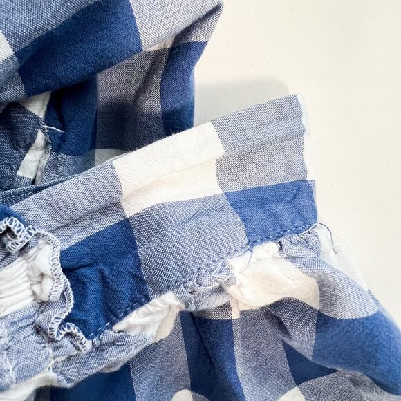 Old Navy Flutter Sleeve Tiered Maxi Dress Women's XXL Tall Blue Gingham Beach - Picture 5 of 7